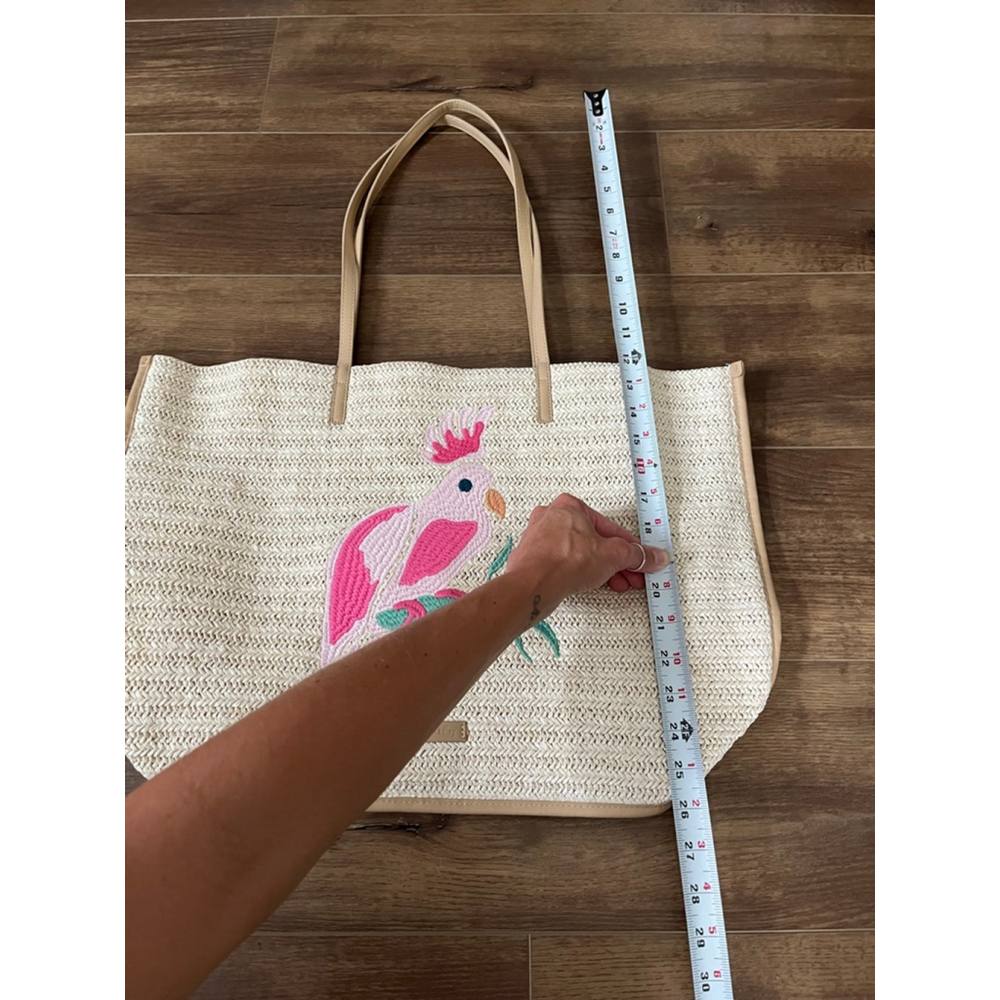 Vera Bradley NWOT pink bird tote purse - Picture 4 of 11